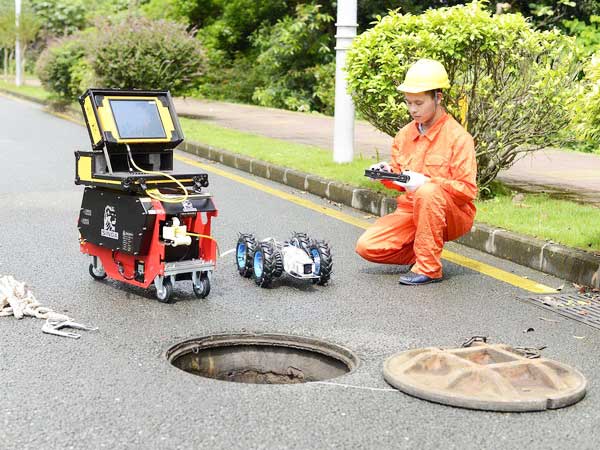 细水乡管道机器人检测